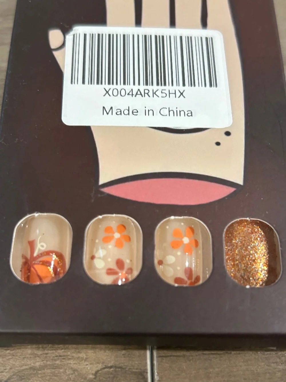 CALA & L.A. Colors Press-On Nails Lot Short Square Glitter, Glue Included